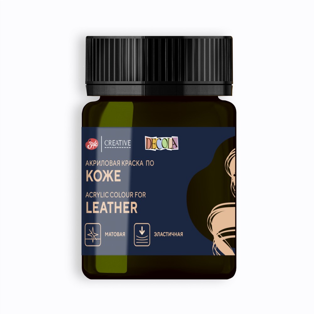 Краска акриловая для кожи 