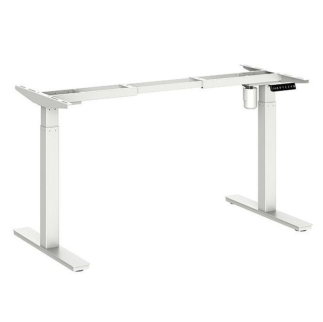 Каркас стола с эл. приводом одномоторный AOKE AK02YJYT-TY-A-F.WH (1075-1720)*600мм,aoke, цвет белый (Well Desk Evolution)