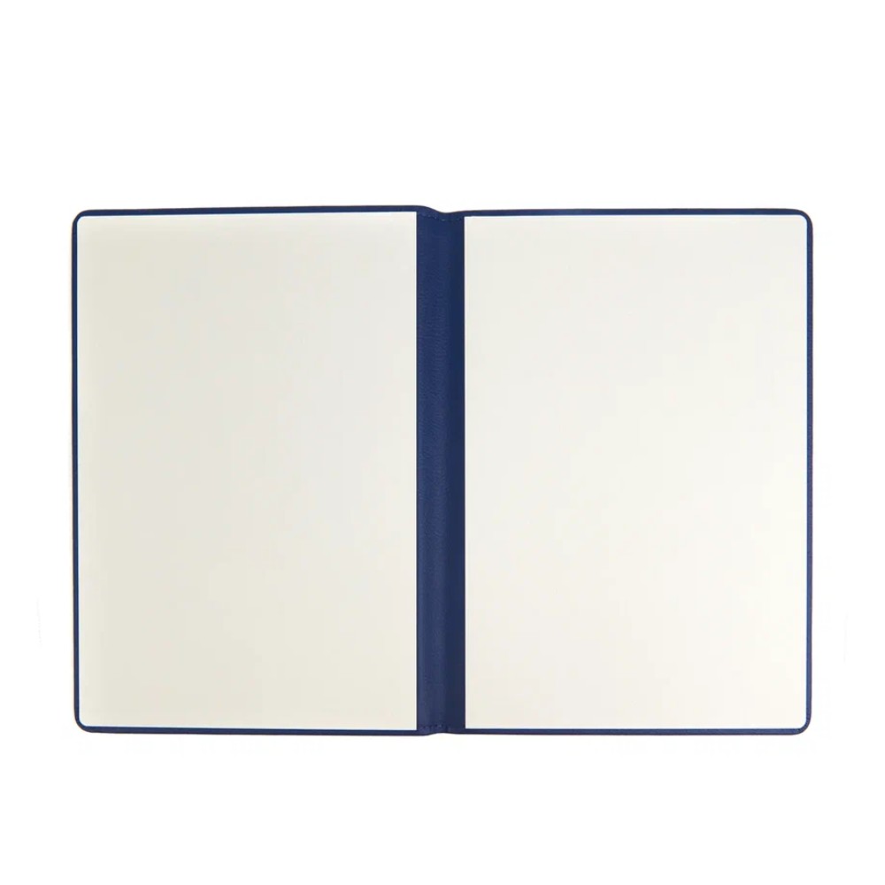 Папка на подпись, с карманом, синий матовый 