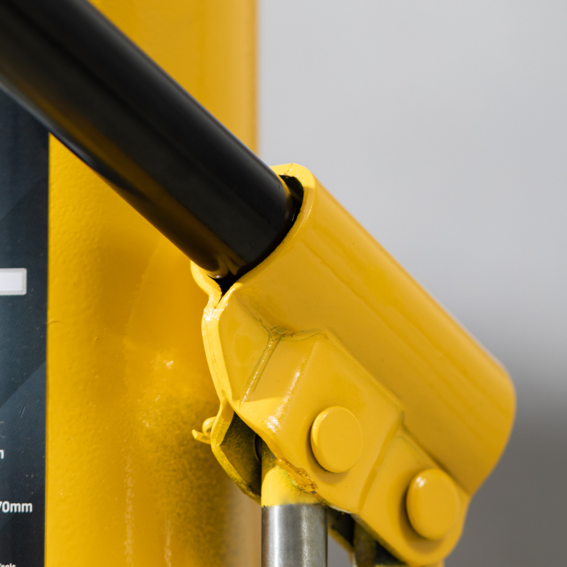 Домкрат гидравлический "Deli" 4000 кг, 190-370 мм, желтый - 5