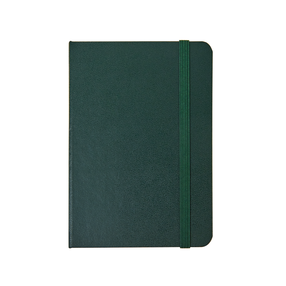 Блокнот "A5-001", А6, 80 листов, темно-зеленый