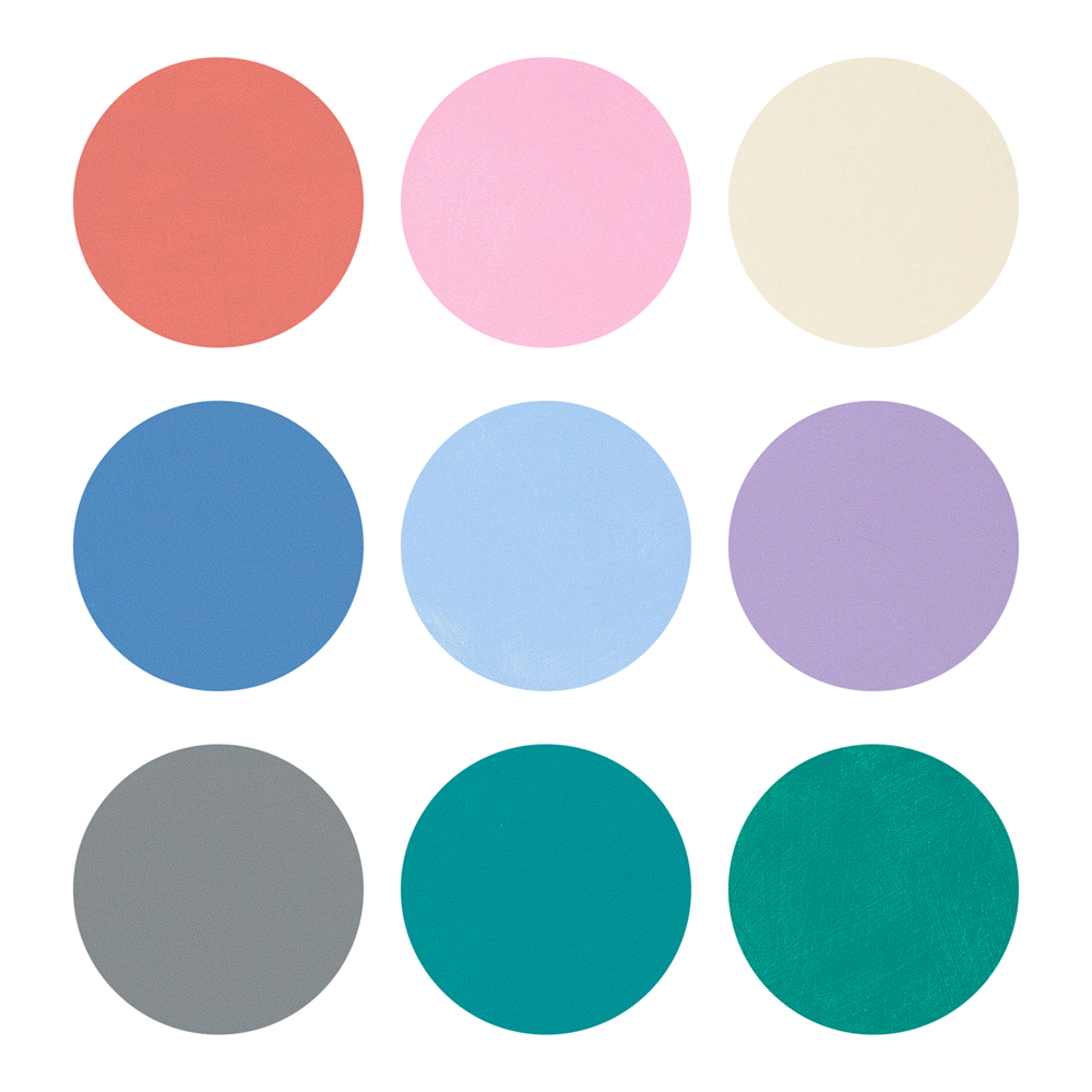 Краска акриловая матовая "Декола романтик", набор 9 цветов, 20 мл, банки - 2