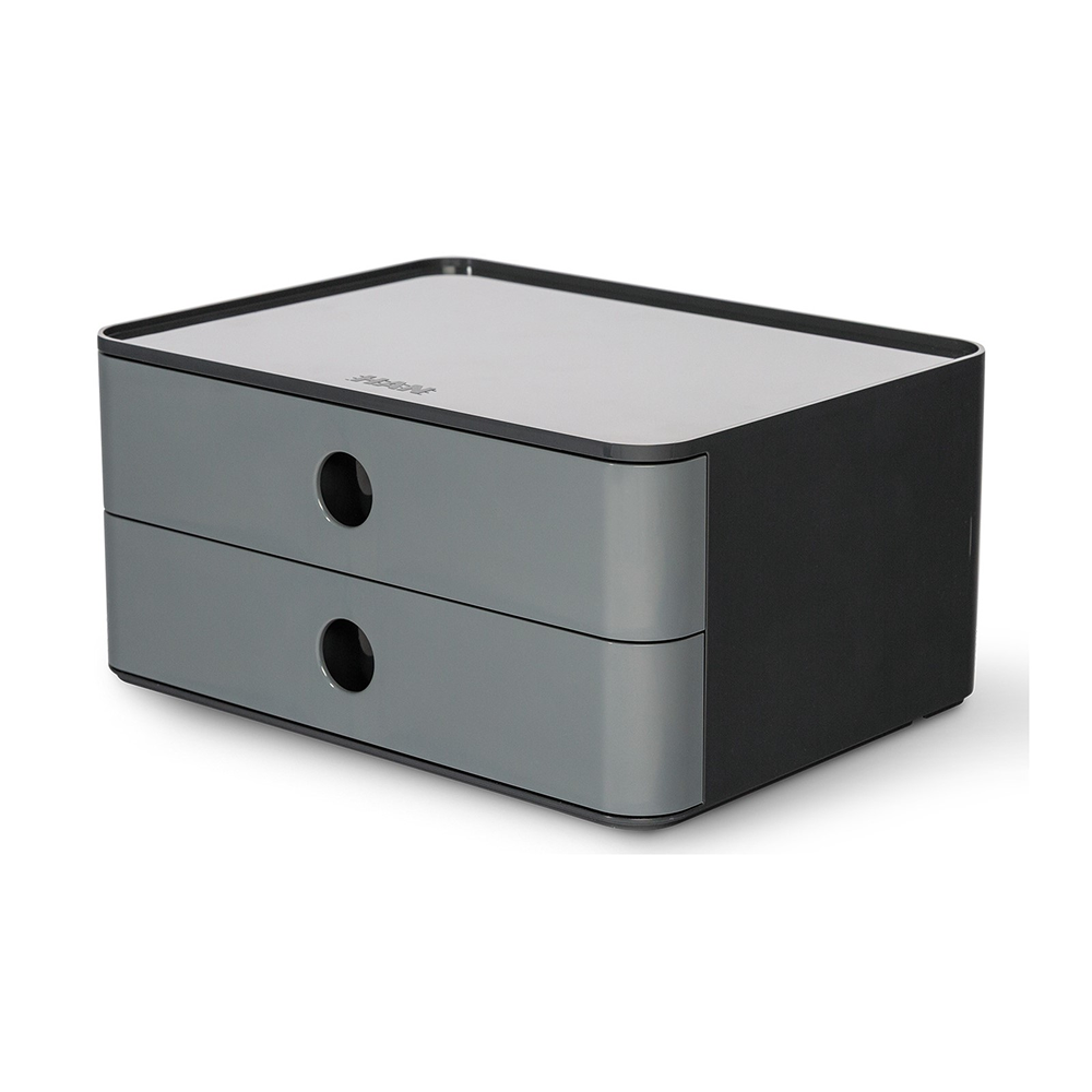 Блок из 2-х лотков закрытый "Allison", серый