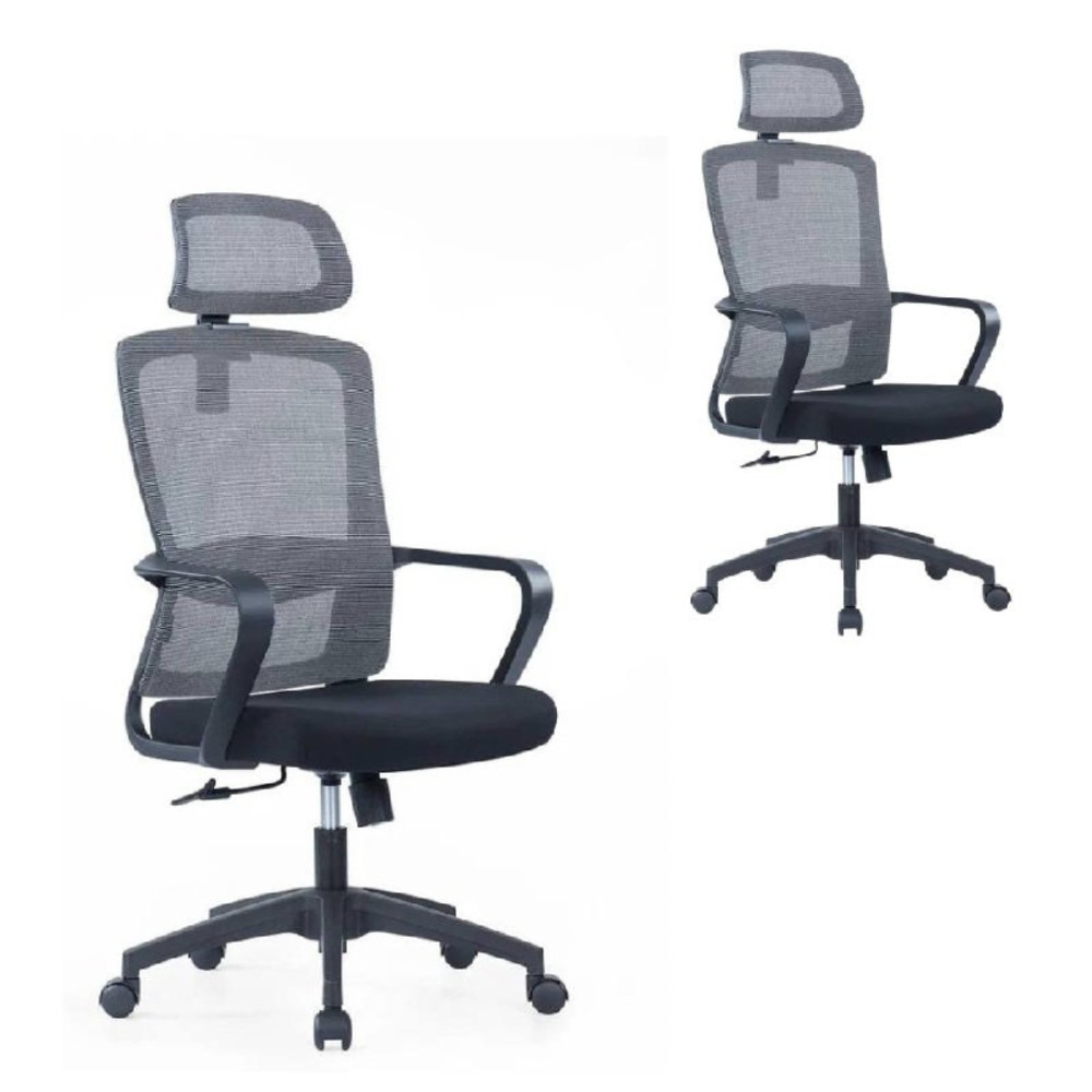 Кресло компьютерное SitZone U-060A, сетка, ткань, 2 шт/упак