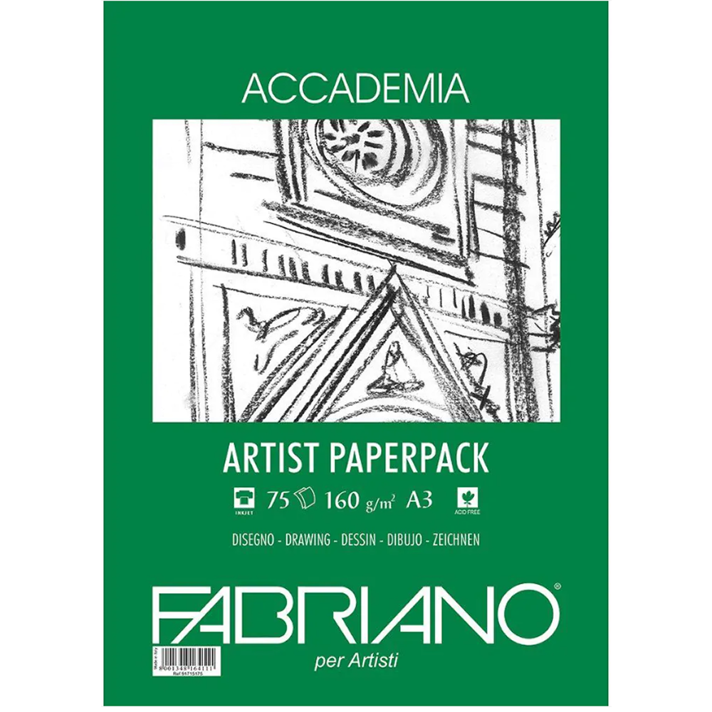 Блок бумаги для рисования "Fabriano. Art pack", А3