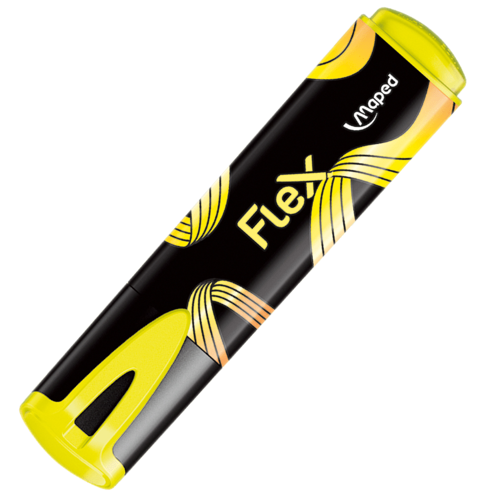 Маркер текстовый Maped "Fluo Flex", желтый