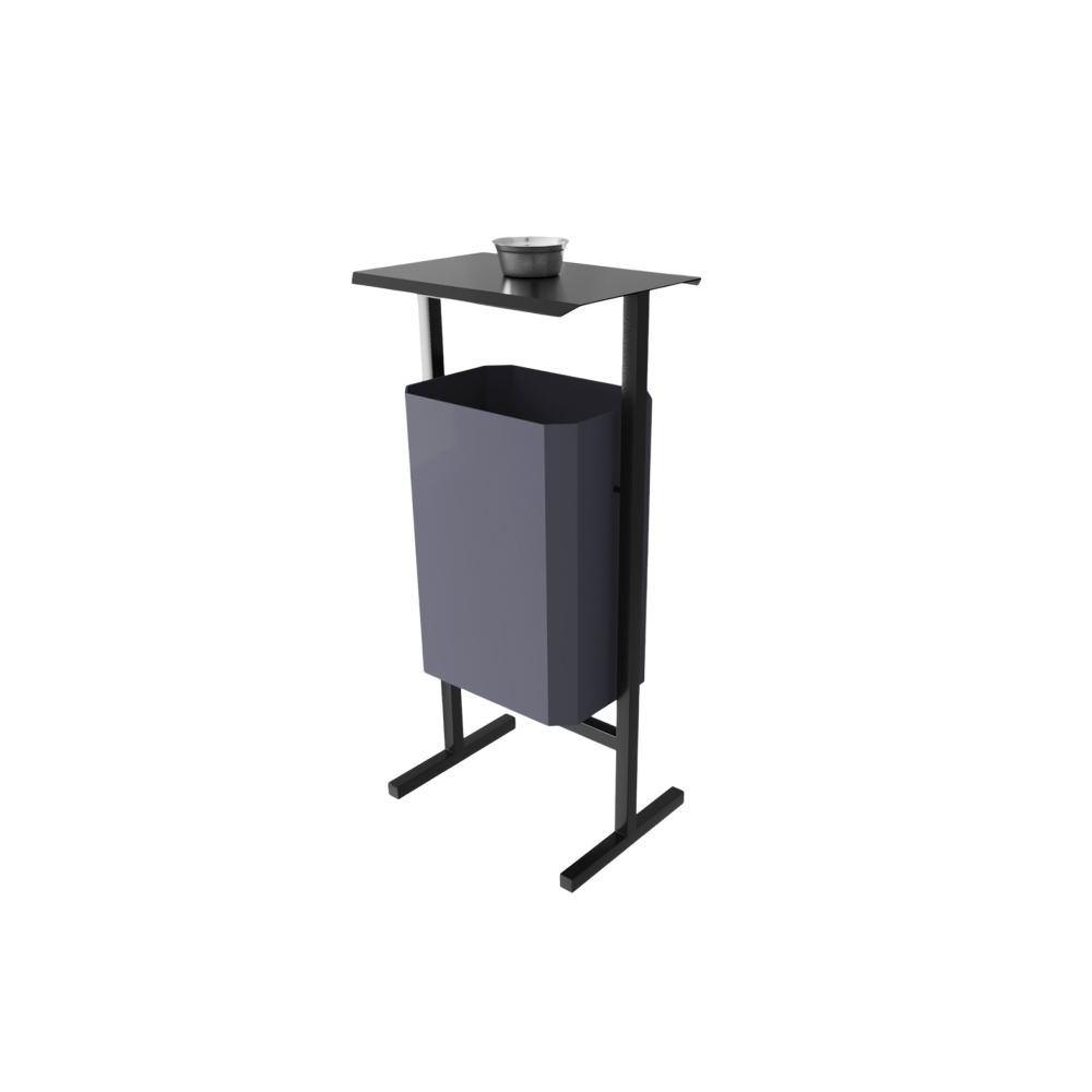 Урна уличная для мусора СТАНДАРТ с пепельницей