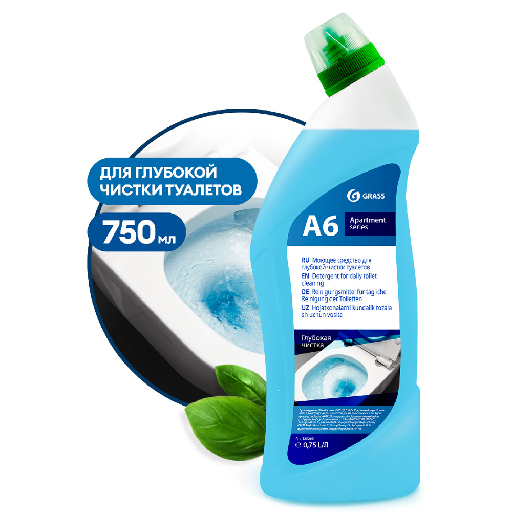 Средство моющее для ежедневной уборки туалетов "Apartment Series A6"