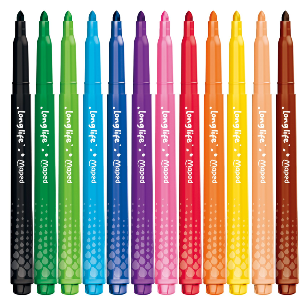 Фломастеры "Color Peps Long Life"