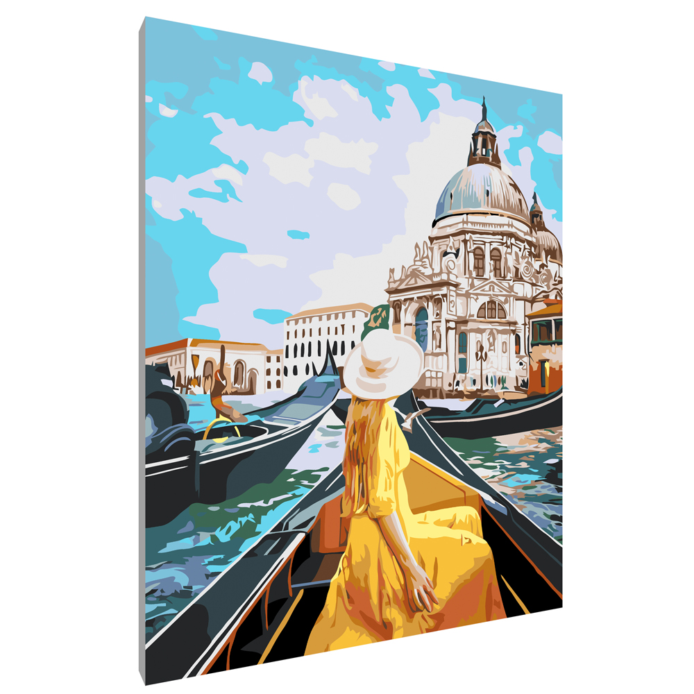 Картина по номерам "Девушка в Венеции"