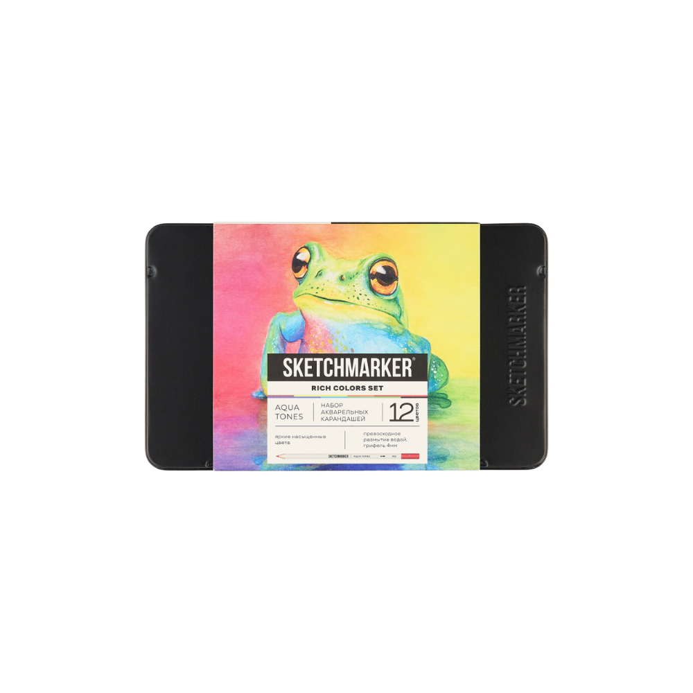 Цветные карандаши акварельные "Sketchmarker Яркие цвета"