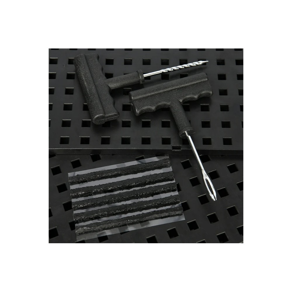 Комплект для ремонта шин Deli YS EDL120001, 7 предметов, черный - 6