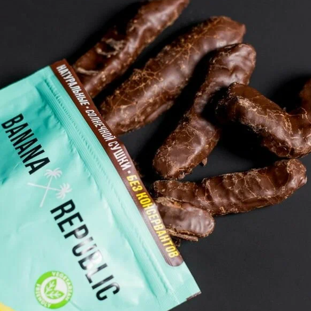 Конфеты "Banana Republic", 90 гр, банан сушеный в глазури