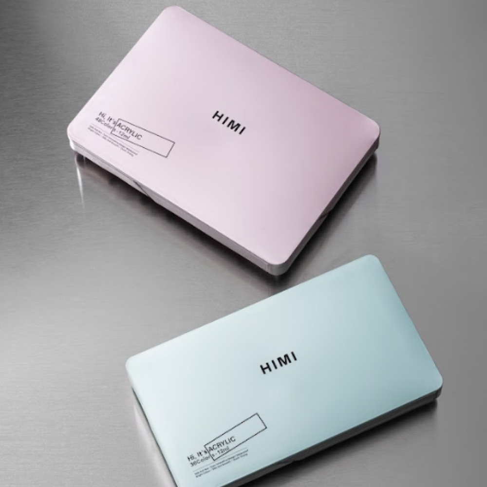 Краски акриловые"Himi Jelly Cup", набор 36 цветов, 12 мл, кювета - 8