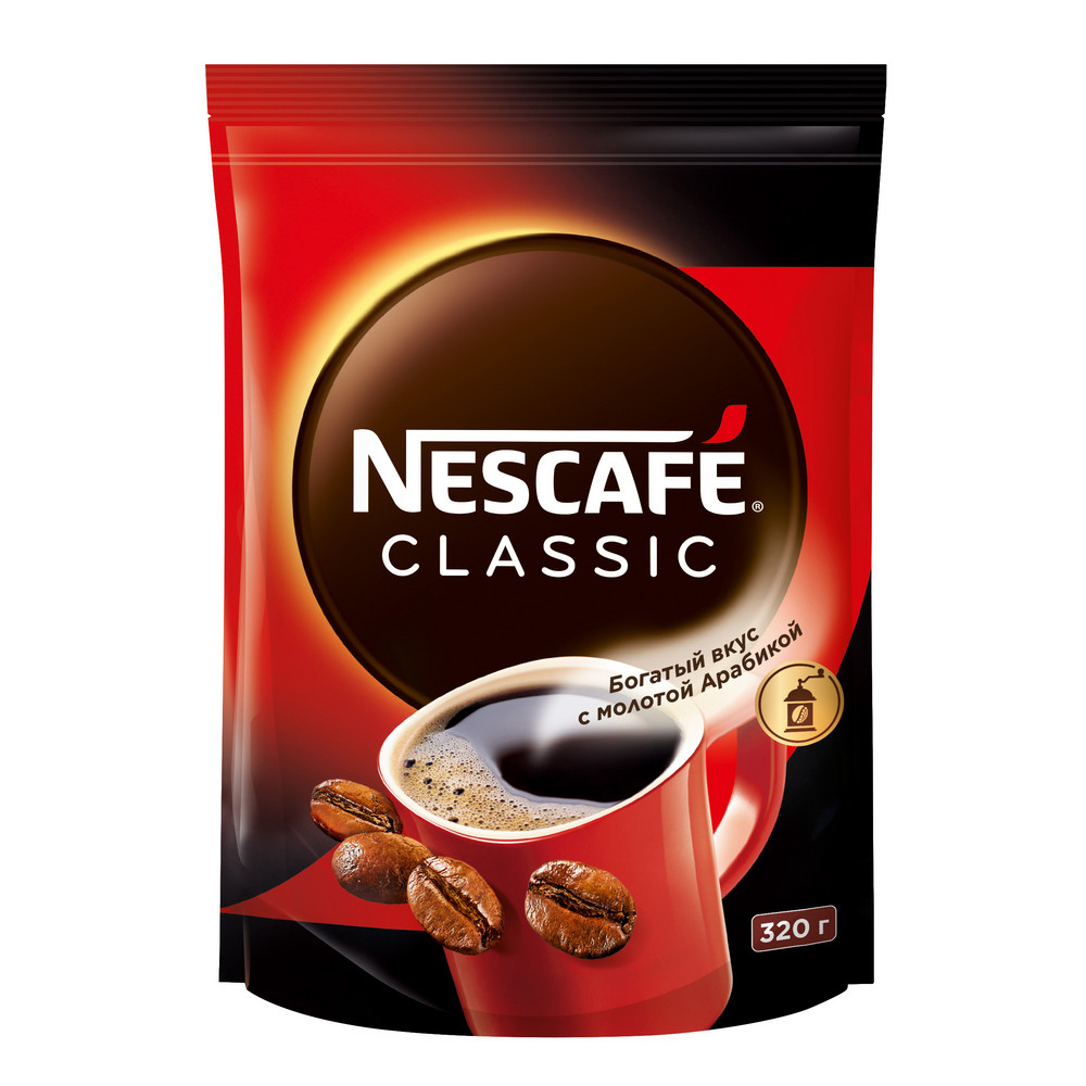 Кофе "Nescafe Classic", растворимый, 320 г