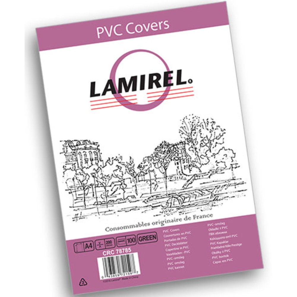 Обложка Lamirel Transparent A4