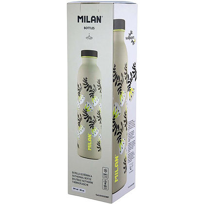 Бутылка термическая "Wallpaper special series" Milan, металл, 591 мл, бежевый - 2