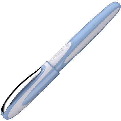 Ручка перьевая "Schneider Ray", M, синий, белый, патрон синий - 3