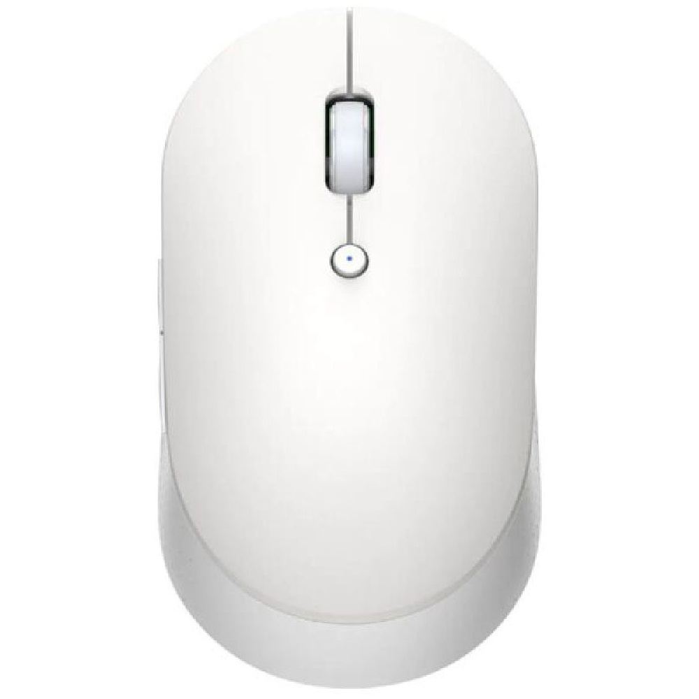 Мышь Xiaomi "Mi Dual Mode Wireless Mouse Silent (HLK4040GL)", беспроводная, 1300  dpi, 4 кнопки, белый