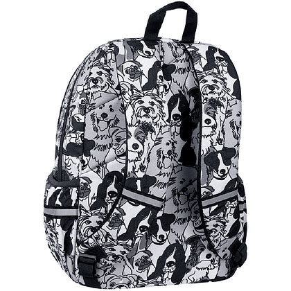 Рюкзак школьный Coolpack "Dogs planet" L, серый, белый - 3