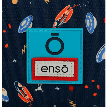 Мешок для обуви Enso "Outer space", 34x27 см, полиэстер, синий, черный - 4