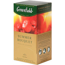 Чай "Greenfield" Summer Bouquet, 25 пакетиков x1.5 г, фруктовый/травяной