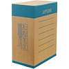 Коробка архивная "Эко", 150x327x240 мм, бурый, синий - 4