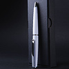 Набор ручек "Eternity": ручка шариковая автоматическая и роллер, белый, серебристый - 3