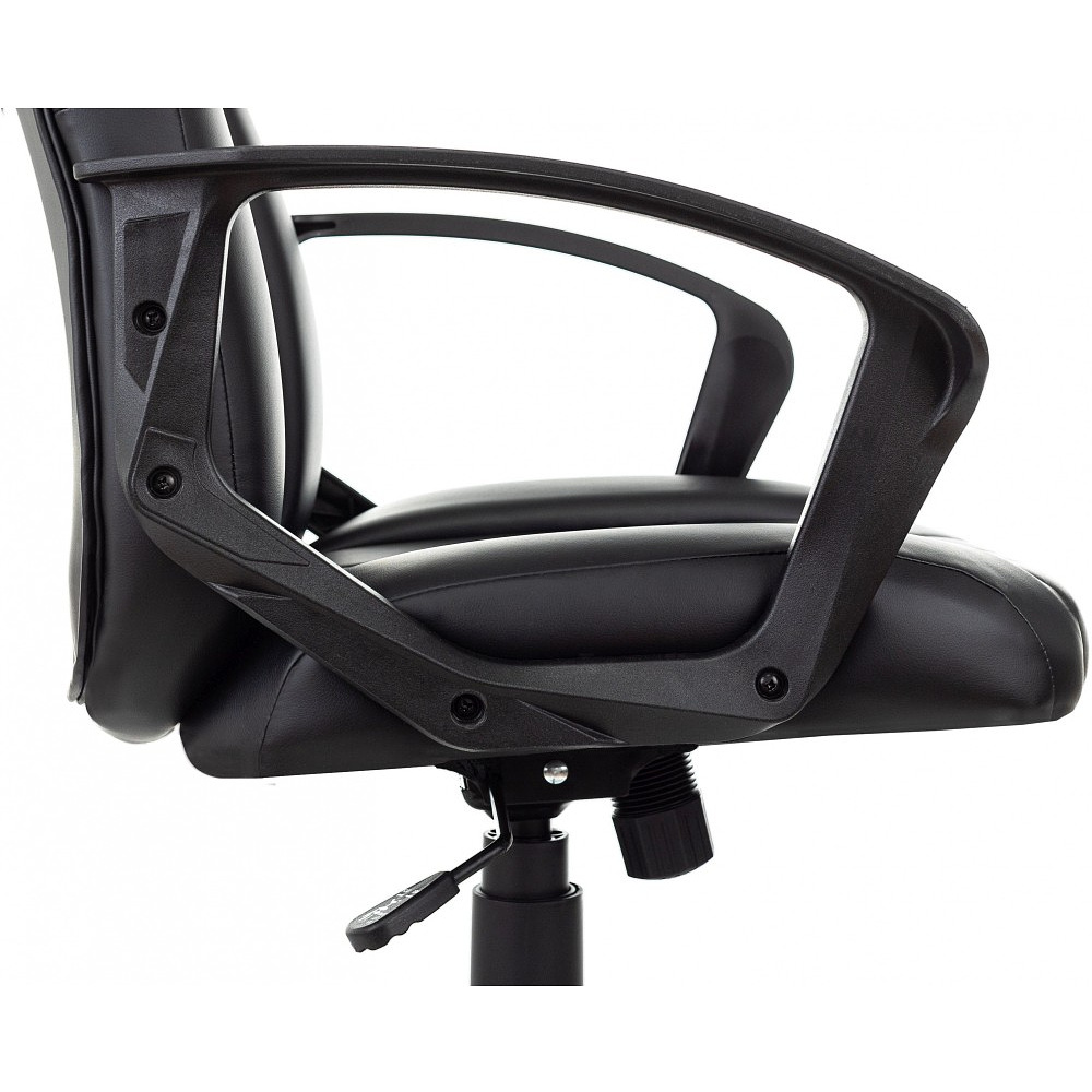 Кресло для руководителя "Бюрократ T-898", экокожа, пластик, черный - 6