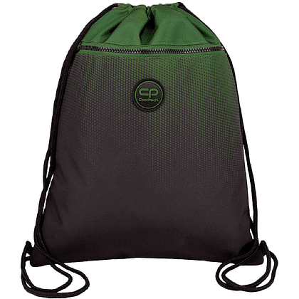Мешок для обуви Coolpack "Vert Gradient Grass", 42.5x32.5 см, полиэстер, зеленый, черный